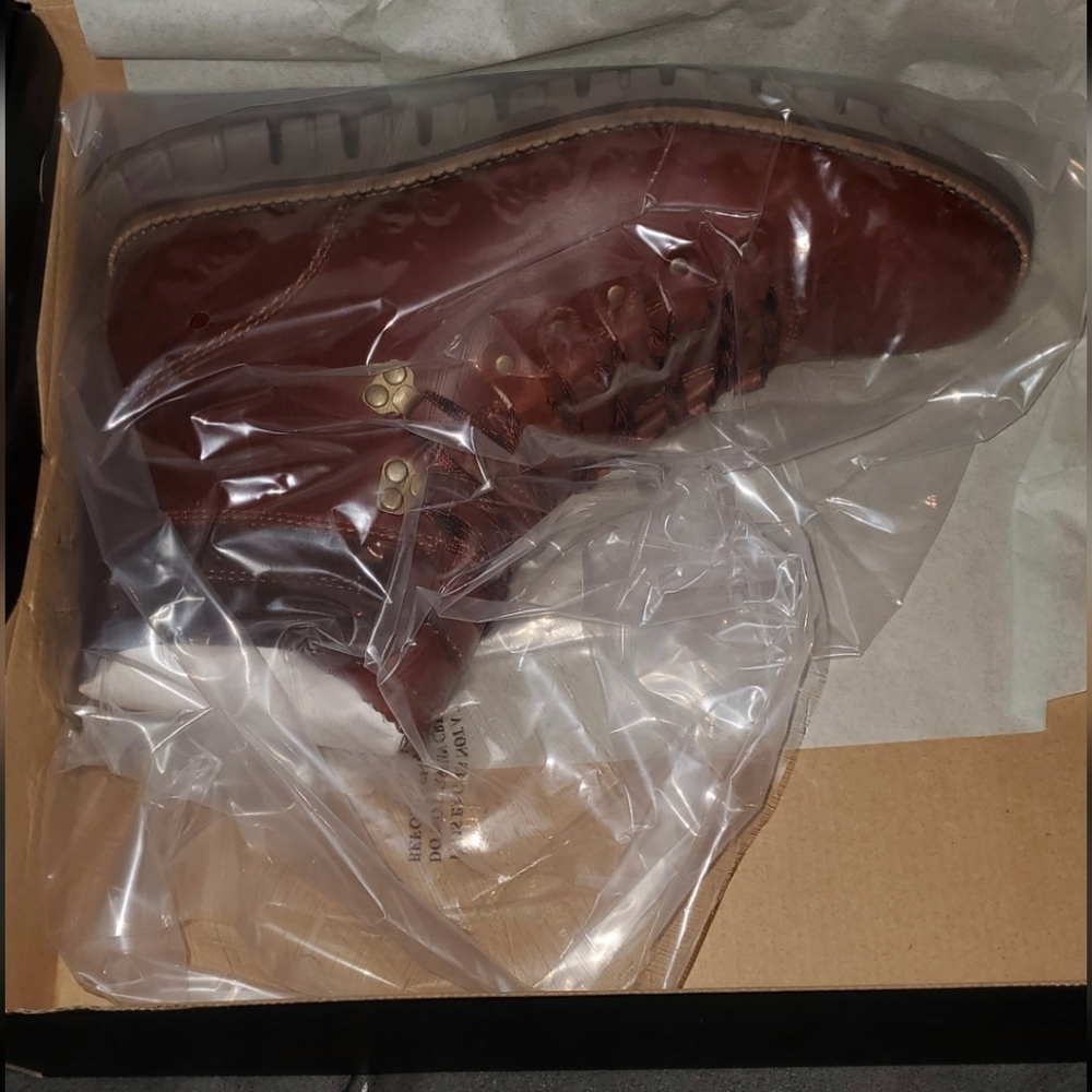 Cole Haan Genuine Leather Waterproof Hiking Boots - Picture 14 of 16